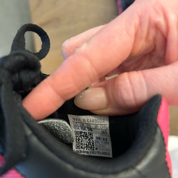 Adidas Black and Pink Athletic Shoes - Picture 5 of 5